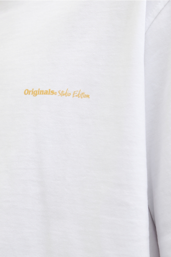 JORPAROS EASTER SKETCH TEE SS CREW 12273171 Bright White/BANDANA